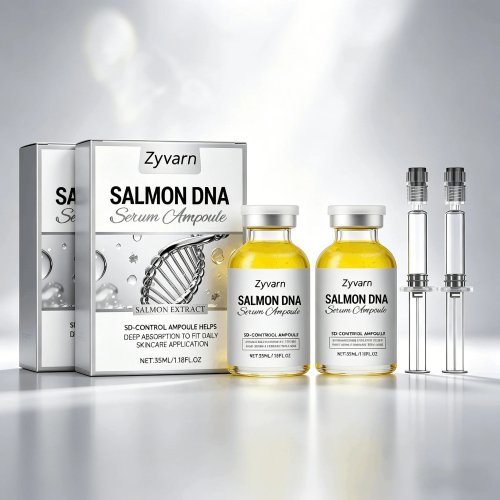 Salmon-DNA & Gold Ampullen-Serum – Skin Booster für intensive Reparatur, Aufhellung, Stärkung der Hautbarriere und Straffung
