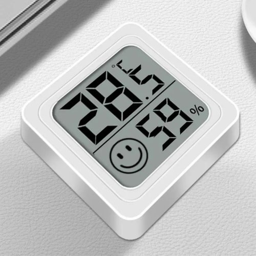 Termometro e Igrometro Digitale LCD - Misuratore di Temperatura e Umidità per Interni, Stazione Meteo per Casa