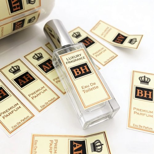 Pegatinas personalizadas «Serie Perfume» – Etiquetas a juego para velas, difusores de varillas y botellas de fragancia