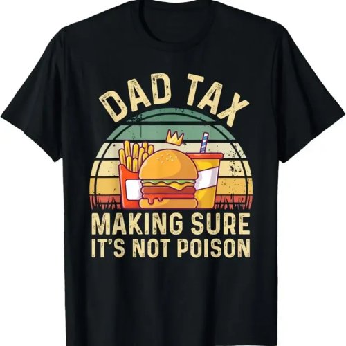 เสื้อยืดผู้ชาย 'Dad Tax' — เสื้อขำๆ สำหรับวันพ่อ