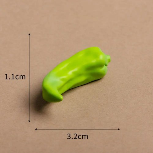 Miniaturas de Verduras Realistas – Figuras Decorativas para DIY, Casas de Muñecas y Manualidades