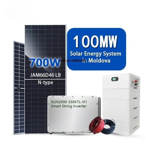 Topsky 100 MW off‑grid hybride zonne‑energiesysteem met JA 710W panelen en Huawei omvormer