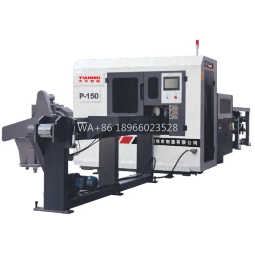 Високошвидкісна CNC циркулярна пила настільна з рухомим столом (плоска подача)