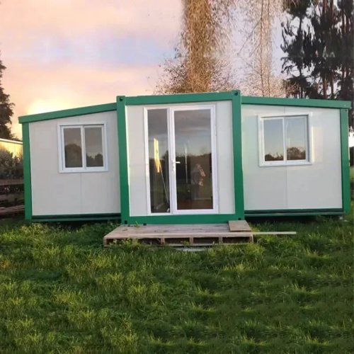 Modułowy dom kontenerowy 20ft/40ft — prefabrykowany, składany i rozszerzalny, jednostka mobilna
