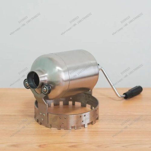 Manueller Kaffeebohnenröster mit Kurbel und Siebkorb – für Zuhause und Gewerbe
