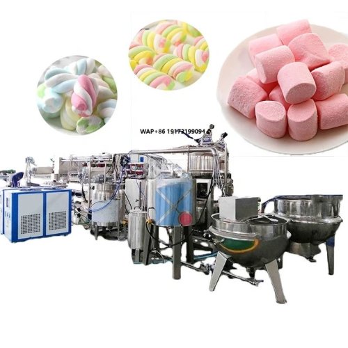 Linha de produção automática de marshmallow – máquina industrial para fabrico de marshmallows e doces