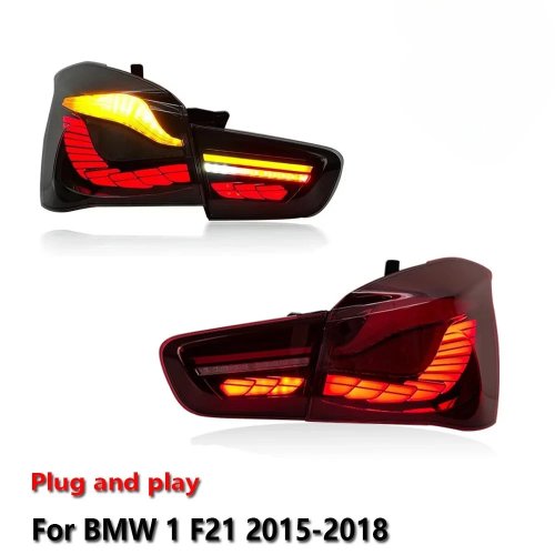 Fanali posteriori LED per BMW Serie 1 F20/F21 (2015–2018) – luce posteriore con DRL, stop, frecce e fendinebbia, plug & play