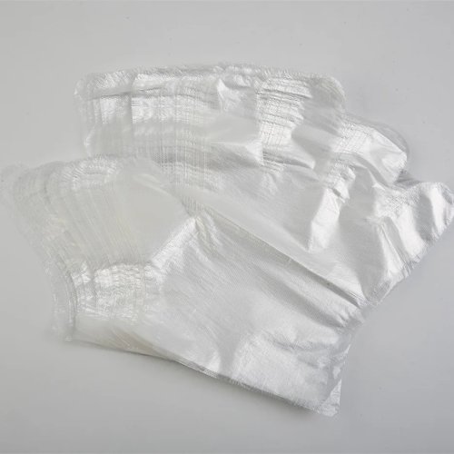 Lot de 100 gants jetables en PE transparents pour manipulation alimentaire, 25×24 cm — hygiéniques