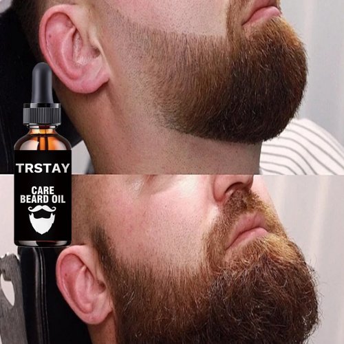 Sérum nourrissant barbe et moustache au kératine et aloe vera — non gras, coiffage facile, répare et renforce
