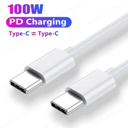 كابل USB-C إلى USB-C PD 100W/60W – شحن سريع ونقل بيانات متوافق مع Huawei وSamsung وXiaomi وMacBook وiPad