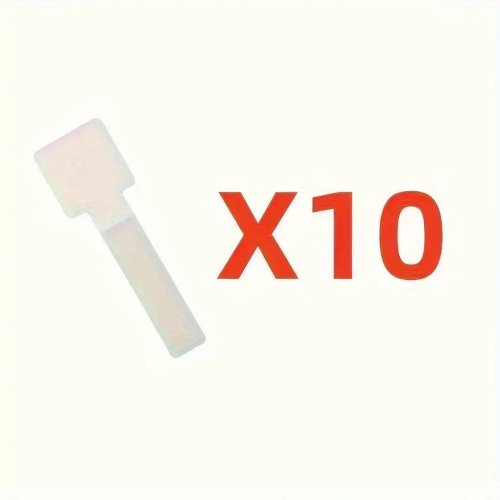 10個セット 再利用可能な粘着式ケーブルタイ・ストラップ ─ 充電器・ネットワーク・家電・PCケーブル用整理用品