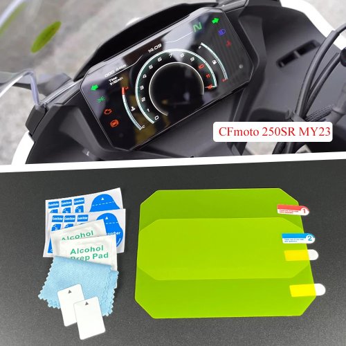 Lámina protectora para cuadro CFMOTO 250SR 2023 – protector de pantalla del cuadro de instrumentos