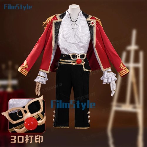 Fato cosplay Identity V 'Jose Baden' — uniforme de primeiro oficial para Halloween, Carnaval e festas