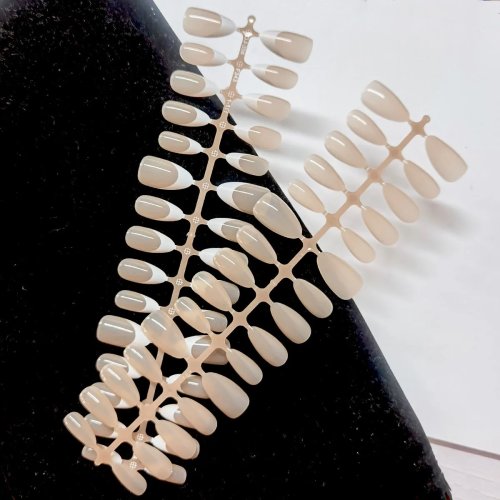 Kuku palsu press-on warna polos menyala dalam gelap — siap pakai untuk nail art dan hiasan wajah