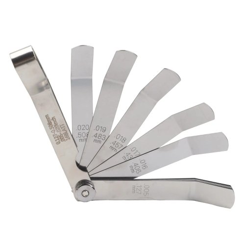 ชุดวัดช่องว่าง/ความหนา 16 ชิ้น (feeler gauge) – สำหรับวัดความหนาและช่องว่างรถยนต์ เหล็กทนทาน