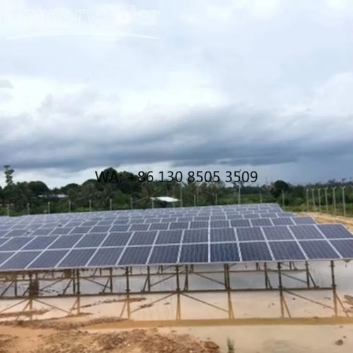 Structure de montage au sol pour panneaux solaires – inox ou aluminium