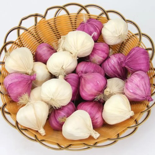 Ajo falso realista – cabezas de ajo decorativas para cocina, utilería para fiestas y juguete para niños