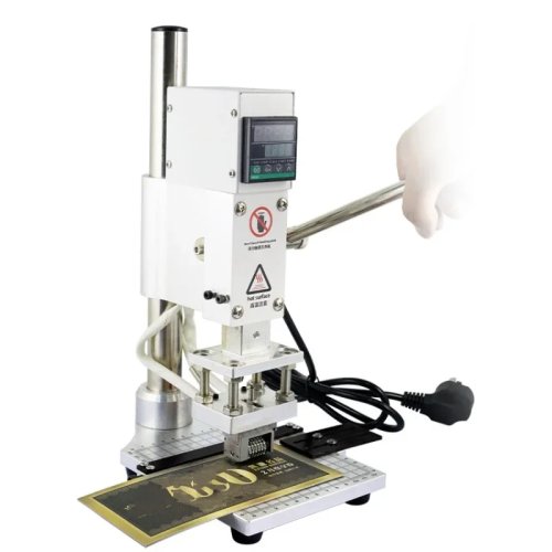 Máquina numeradora y estampadora WT-90DS/WT-90E manual/automática – salto de código, estampado en caliente y prensado, 110V/220V