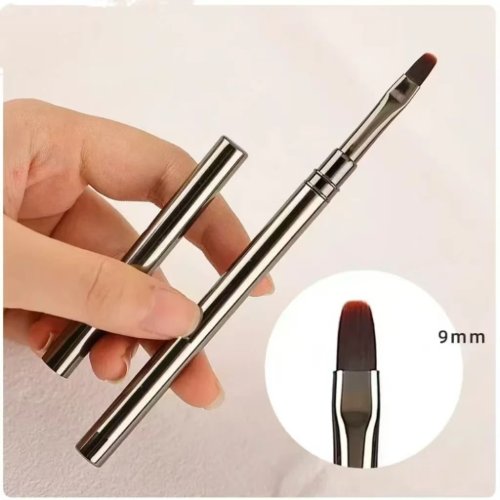 Stylo-pinceau Gel UV/LED et applicateur colle pour ongles – Pinceau liner pour nail art et ongles acryliques