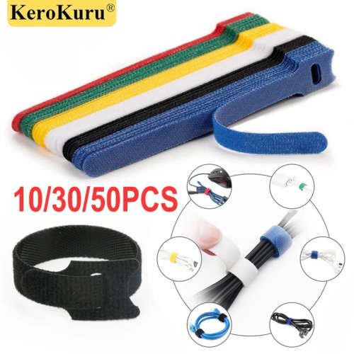 Organizador de cables Kerokuru – Enrollador y protector de cinta para gestión de cables, cargadores y móviles