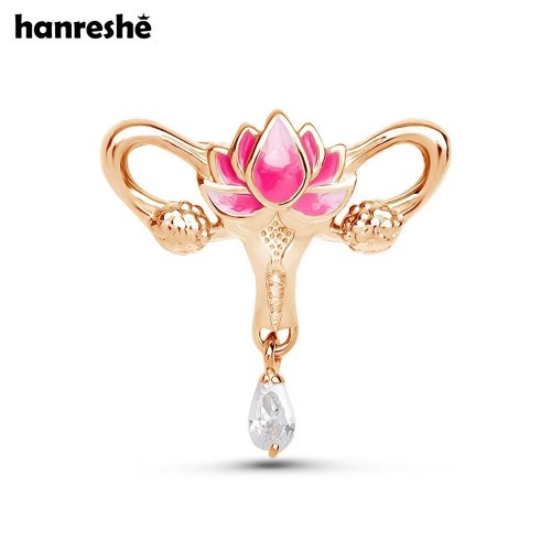 Uterus Medical Brooch — Gynecology Lapel Pin for Gynecologists & Nurses