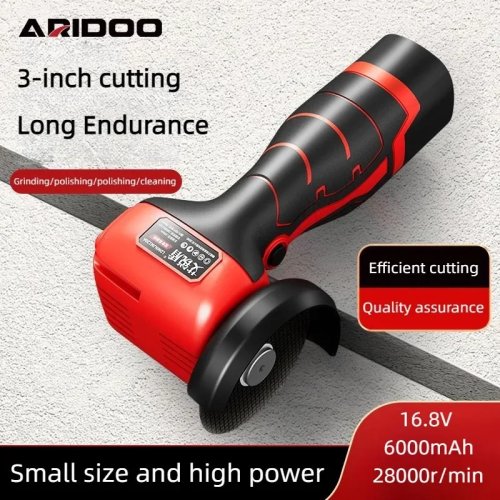 16.8V 무선 앵글 그라인더 28,000rpm 충전식 전기 연마·절단기 — 다이아몬드 디스크 사용 가능
