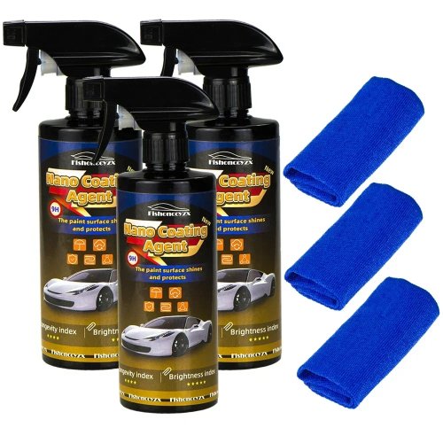 Revestimento cerâmico 1500ml 9H – nano vidro líquido, hidrofóbico e impermeável, selante de pintura e polidor para carro