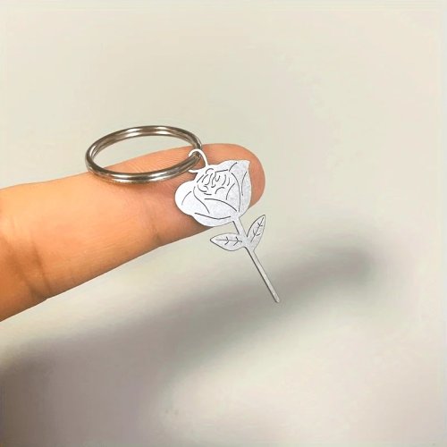 1 Pcs Alat Pengambil Kartu Bentuk Mawar, Stainless Steel — Pelindung jari untuk mengambil kartu, tahan lama