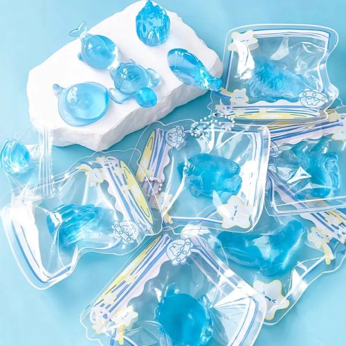 Đồ chơi bóp giảm stress có nhạc, hình hoạt hình chủ đề đại dương, kiểu viên kẹo
