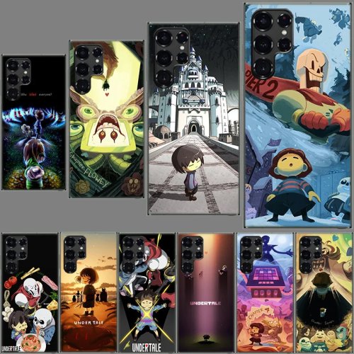 Undertale chapter artwork clear TPU phone case for Samsung Galaxy S24 / S25 / S26 Ultra / S23 / S22 / S21 / S20 FE / S10 Plus / Edge