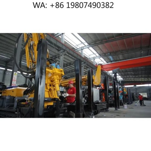 Wielofunkcyjna gąsienicowa wiertnica DTH do wierceń pod materiały wybuchowe w górach i pali pod instalacje PV