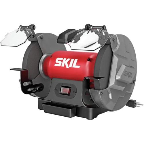 Mola da banco 200 mm (8") 3,0 A con vaschetta di raffreddamento ad acqua integrata e luce LED - BI9502-00