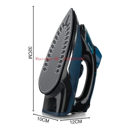 2600W Electric Steam Iron for Clothes with Non-Stick Soleplate and Adjustable Steam Control