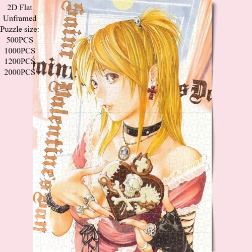 Puzzle de 500 piezas Death Note (anime) — Rompecabezas manga japonés, juego educativo para niños y adultos, regalo de Navidad