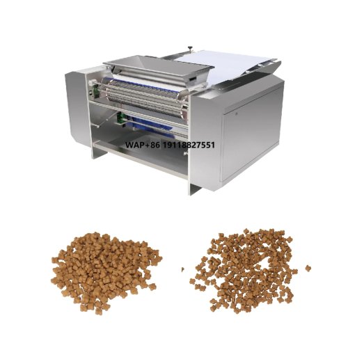 Linha de produção de ração para animais em aço inox, personalizável na fábrica, controlo/motor PLC, forno automático contínuo, 200–300 kg/h