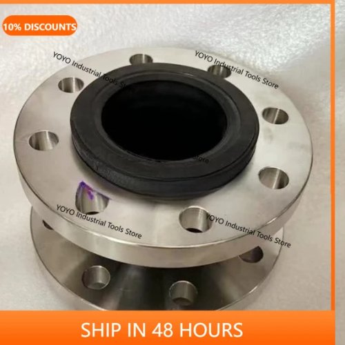 Telescopic connecting tube for RAND air compressor — elastic compensator / shock tube, parts 39586060 / 39586508