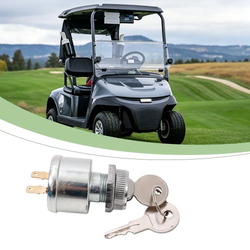 Bộ công tắc đánh lửa/ổ khóa cho xe golf EZGO – Phù hợp Classic/Marathon/Medalist/TXT/Coastal/Fleet 1981–2025 (17421G1)