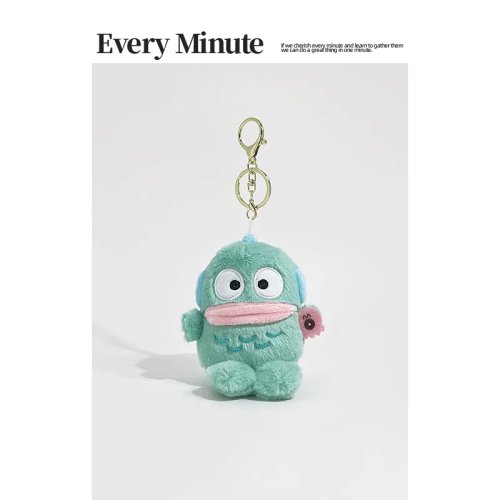 Llavero de peluche divertido — ratón grande y pez payaso, colgante para mochila/bolso para estudiantes y parejas