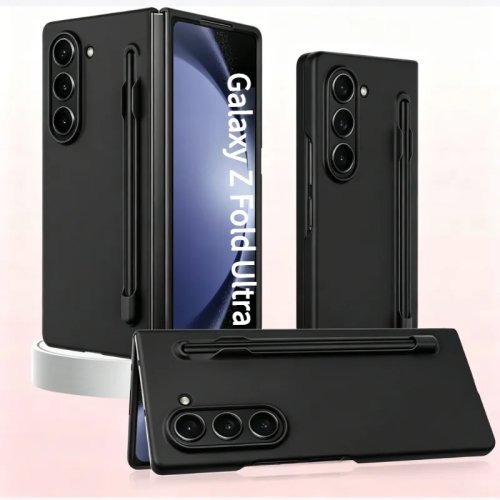 Funda de lujo acabado mate color candy con ranura para S Pen para Samsung Galaxy Z Fold 8/7/6/5/4/3 — ultrafina y resistente a impactos