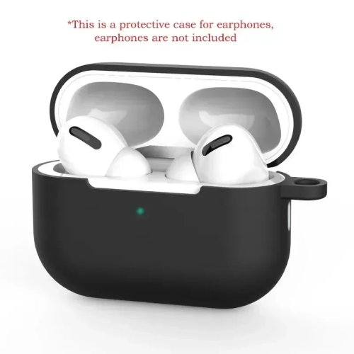 Funda de silicona para AirPods Pro — protector suave, color sólido