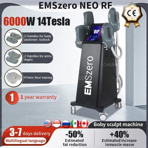 Professionelles EMS‑&RF Körperformungsgerät 6500W, 15T EMSZERO NEO – Muskelstimulation & Body‑Sculpting
