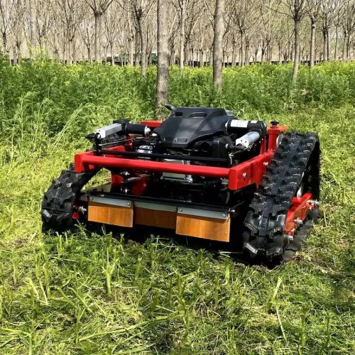 Cortacésped Robótico Multifuncional Automático con Control Remoto — Gasolina/Eléctrico para Jardín