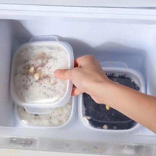 Set 12 Kotak Penyimpanan Makanan Transparan, Tahan Microwave & Freezer untuk Nasi dan Bekal — Bisa Disusun