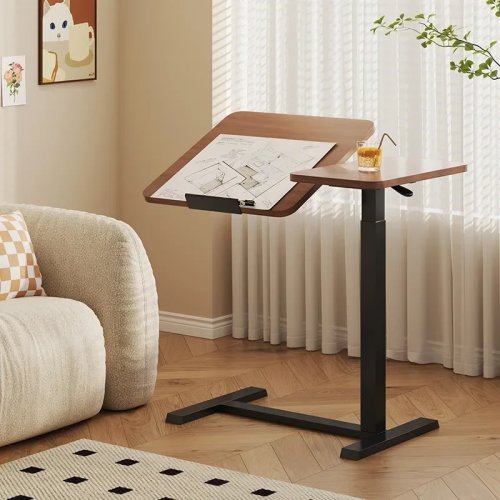 Mesa de cabeceira elevatória para cama e sofá — mesa pequena ajustável para portátil