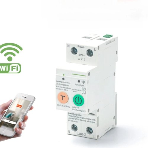 TONGOU قاطع تيار تسرب Wi‑Fi SR263JWT، 2 قطب