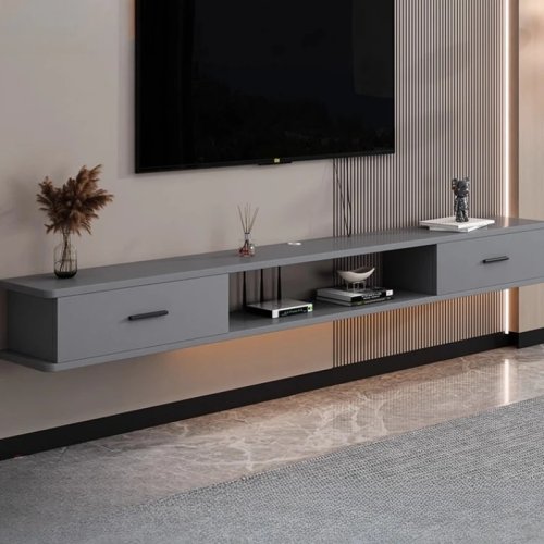 Meja TV Universal – Meja TV Minimalis desain modern untuk Ruang Tamu, Kantor & Koridor