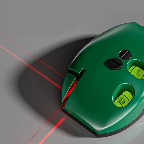 Nível laser 90° portátil — linha infravermelha, alta precisão, grande alcance, alimentado por pilhas