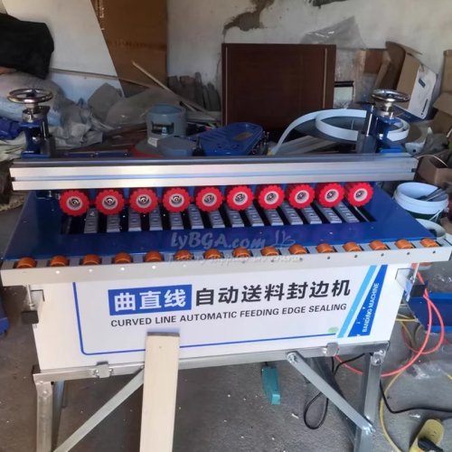 Mesin Edgebander Otomatis LY-770 untuk Tepi Lurus & Melengkung — Pakan Sabuk/Plat, Kontrol Suhu Cerdas