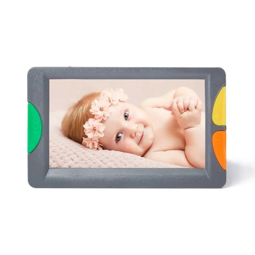 8MP handheld videoloupe – 4,3" LCD, 2–32× zoom, autofocus, opvouwbare digitale leesloep