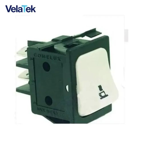 Botón pulsador bipolar blanco 16A 250V para La Marzocco L286/1 (repuesto)